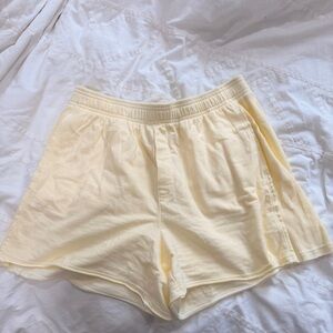 aerie Butter Yellow Lounge Shorts